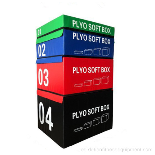 3 en 1 ejercicios de salto suave plyo box